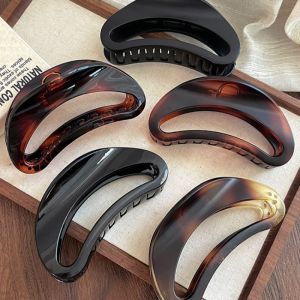 Vintage Acrylic Hairpin Ponytail Hair Clip Big Grips Hairpin Headwear Accessory