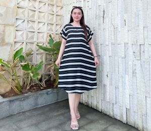 Daster Bali Motif Bulu - Bellvania grosir