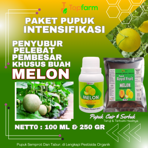 Pupuk Khusus Melon / Pupuk Khusus Buah Melon / Pupuk Organik Pelebat Buah Melon / Pupuk Pembesar Buah Melon Ag 21 / Pupuk Buah Melon