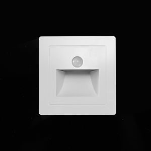 Lampu Tangga Dinding Step LED Tanam 86X86MM Lampu Dinding Sensor Otomatis 220V