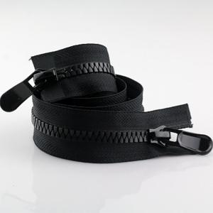 40/60/80cm 5# 8# Resin Zipper for Sewing Long Open-End Zippers with Single/Double Sliders Tent Coat Clothes Zip Repair Accessories
