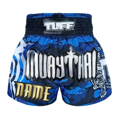 TUFF กางเกงมวยไทย Semi Custom ปักชื่อได้ งานแฮนด์เมด สั่งผลิต สินค้าพรีออเดอร์ 7-10 วัน/ Semi-Custom Muay Thai Shorts – Personalized Name Embroidery (Handmade Pre-Order 7-10 days)