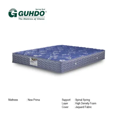 Kasur Guhdo Springbed New Prima Biru Size 200 x 200 Tebal 25 Cm Mattress - Khusus Jabodetabek