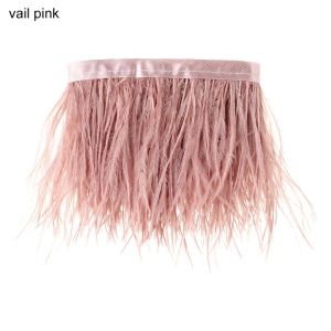 FLYING Decoration Feathers Ribbon Crafts Accessories Plumes Ribbon Selvage 1 Meter Long 8-10 CM Wide Ostrich Feathers Trim