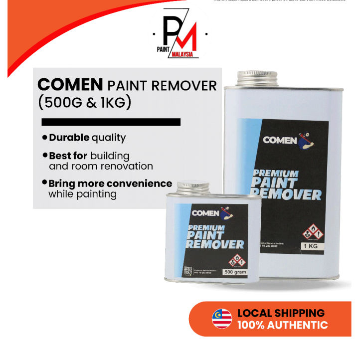 COMEN Paint Remover (500G & 1KG) Metal Steel Iron Wood Paint Remover