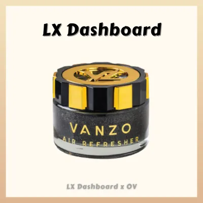 VANZO Car Perfume LX Dashboard Vent Gel Series | 汽车香水香精 | Air Freshener Car Refresher Pewangi Kereta