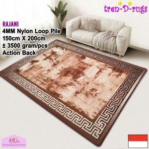 Tren-D-rugs Karpet eropa abstrak persian vintage alas lantai ruang tamu tidur 150 cm x 200 cm - NMs