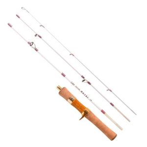 【TRAINFIS】1.4M UL EXTRA SOFT Rod Ultralight Spinning Rod Baitcasting Rod 4 Sections Protable Travel Rod UL Fishing Rod Flexible Prawn Rod