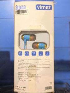 Headset Kabel Vimet Original – HD Stereo Mic Jernih Nyaman Dipakai & Garansi 1 Tahun
