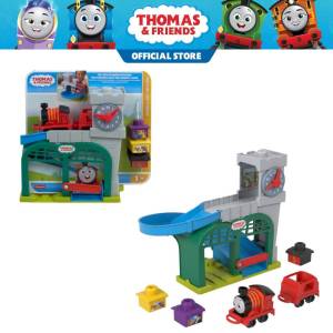 Thomas & Friends Toddler Toy My First Knapford Station Train Playset with Stack & Wobble Cargo for Kids Ages 18+ Months
