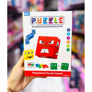 Đồ Chơi Khối Lập Phương Ghép Hình Biểu Cảm Khuôn Mặt Rubik Cảm Xúc Cho Bé