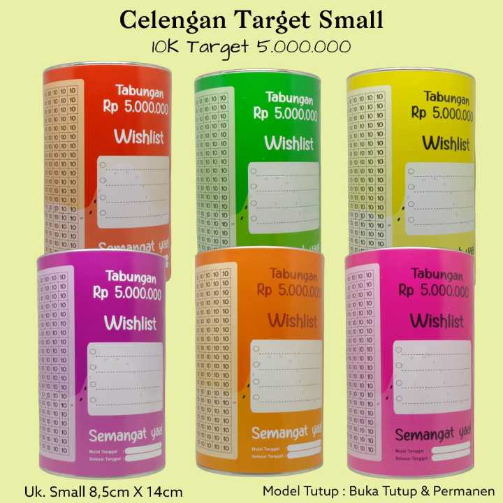 Celengan Target 10k Target 5jt Celengan Viral Tabungan Anak Target