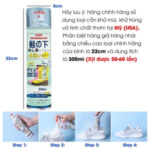 Bình xịt lưu hương chống thối chân khử mùi giày XIMO kháng khuẩn công nghệ Bạc ion HKD40