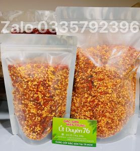 Ớt bột xay (Bột ớt) Bình Định siêu cay nhà làm nguyên chất - Đặc sản Miền Trung Út Duyên