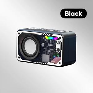 V8 Transparent Bluetooth Speaker – Portable Wireless LED Mini Speaker with 3D Surround Sound