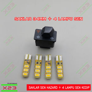SAKLAR TOMBOL SEN SEIN ON/OFF + HAZARD MOTOR HONDA BEAT FI 2013 VARIO TECNO KARBU VARIO 125 BOHLAM-SAKLAR 34MM