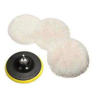 ชุดแผ่นขัดแว็กซ์ขัดเงาสีรถพรีเมียม 5/6 นิ้ว 6 ชิ้น สำหรับเครื่องขัดเคลือบ M14 คุณภาพสูง