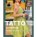 【butterfly tattoo】SAI MAGIC TATTOO 490 Lasts To 2 Weeks Tattoo Sticker Waterproof Long Lasting Temporary Fake Tattoo 18CM×11CM. 