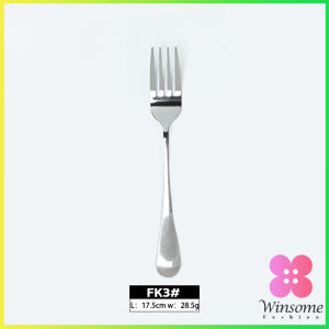 Winsome ช้อน ส้อม สแตนเลส Stainless Steel หนา ไม่เป็นสนิ่ม มาตรฐานโรงแรมชั้นนำ พร้อมส่ง Tableware