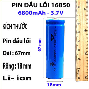 Pin sạc ultrafire 18650 6800mAh 3.7V 4.2V dung lượng cao và có thể sạc