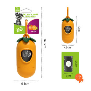 Nunbell Cross-border multi-color capsule poop bag dispenser for outdoor dog walking thickened portable waste bag