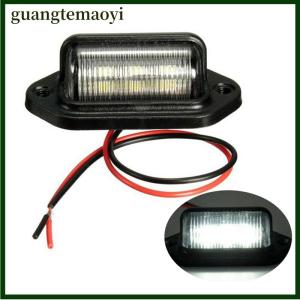 guangtemaoyi 1 cái không thấm nước 6 LED 12V giấy phép tấm ánh sáng Xe thuyền xe tải Trailer bước đèn