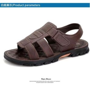 Free Shipping New MenS Sandals Durable Non-Slip Waterproof Beach Shoes Suitable For Driving And Work Available In Large Sizes