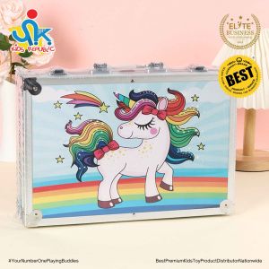 145PCS Folding Art Kit Art Set for Girls Gift Ideas for Kids School Art Supplies Best Gift