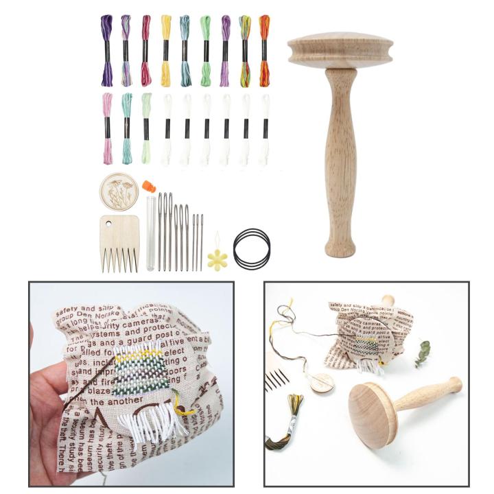 Hifer Darning ชุดอุปกรณ์สิ้นเปลืองไม้ Derning เห็ดหอมแบบทำมือชุดอุปกรณ์ ...