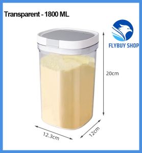 FLYBUY SHOP Food Grade Milk Storage Container Baby Milk Powder Airtight Container Box with Magnetic Scoop