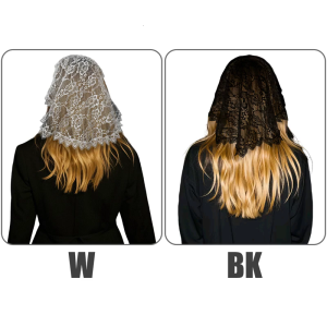 Bridal Lace Mantilla Bachelorette Party Decorations Bride To Be Gift Bridal Shower Wedding White Veil Face Veil