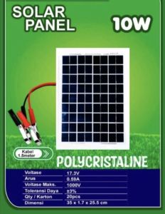 SOLAR PANEL 10WP POLY CRYSTALLINE SOLAR CELL PANEL SURYA 10 WATT POLY