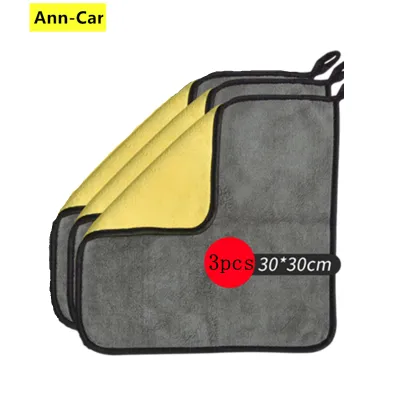 【Ready Stock】30x30cm Car Wash Microfiber Towel Car Cleaning Drying Cloth