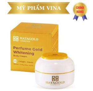 KEM BODY HATAGOLD DƯỠNG DA BẬT TÔNG SAU 7 NGÀY - PERFUME GOLD WHITENING BODY CREAM - 120G