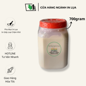 Kem in giấy pha loãng mực in lụa trên giấy kraft thùng carton thiệp cưới - Chậm Khô