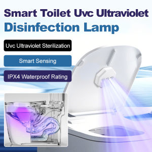 Toilet Automatic Sterilization Lamp UVC Ultraviolet Bathroom Disinfection Household USB Smart Deodorizer智能马桶UVC紫外线杀菌消毒灯