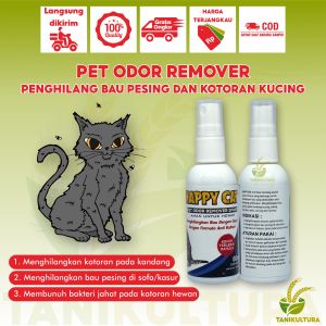 PENGHILANG BAU PESING PIPIS KOTORAN KUCING ANJING PENETRAL BAU KANDANG KUCING PET ODOR REMOVER SPRAY 60ML