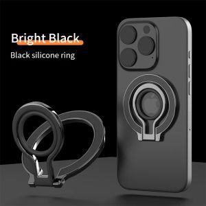 KISSCASE Multifunctional MagSafe Phone Ring Holder Compatible With iPhone 16 15 14 13 12 Series Removable Cell Phone Grip Kickstand Metal Mount Phone Stand
