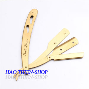 Dao cạo râu - dao cạo mặt Barber Dragon vàng kim
