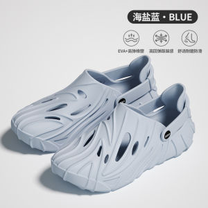 Free Shipping Men’S Outdoor Slip-On Sandals Suitable For Hiking Water Activities And Beach Wear Men’S Breathable Perforated Summer Sandals With A Closed-Toe Design Perfect For Beach Wear.