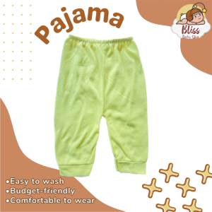 Bliss Baby Stuff 3pcs Make Your Own Newborn Baby Clothes Set Pink and Yellow Colored Bias Barubaran - Includes Tops Shorts Pants Bibs Socks Diapers Blanket