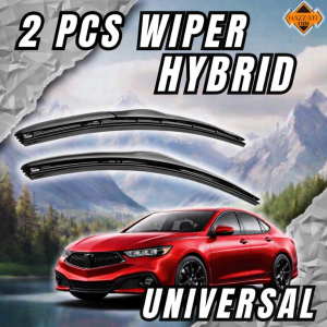 [1 SET 2 PCS] Wiper Mobil Hybrid Universal Depan Karet Premium Sepasang Kanan Kiri