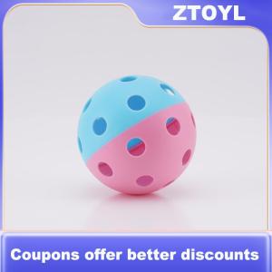【ZTOYL】 Trong Nhà Pickleball Bóng Mái Chèo Bóng 72Mm Pickleball Thể Thao Đào Tạo Thực Hành Nhựa Pickleball Bóng Rỗng