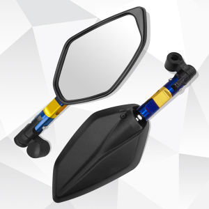 🔧 MOTORCYCLE SIDE MIRROR WIDE ANGLE! 100% Waterproof 🌧️ Anti-Blind Spot 👀 360° Adjustable Design ₱209 ONLY!