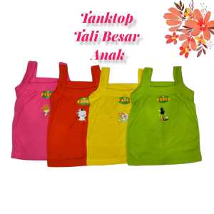 PROMO Tengtop/Tank top Anak Perempuan Tali besar Cewe Ukuran S-XL