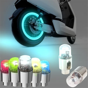RGB Flash LED Lights Bike Car Motorcycle Wheel Tyre Valve Waterproof LED Car Bicycle Wheel Lights