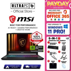 MSI Katana 15 HX Gaming Laptop — RTX5050 - 15.6" QHD IPS 165Hz - Intel Core i9 - 16GB RAM - 1TB SSD