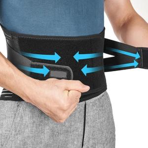Lumbar Support Belt Adjustable Back Brace Breathable Back Support Belt Portable Waist Support Belt with Ergonomic Design
