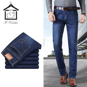 H·Y clothes💥New Jeans💥กางเกงยีนส์ผู้ชาย ขายาว เนื้อผ้าไม่หนากำลังดี ใส่สบาย ราคาถูกสุดๆ กางเกงทรงตรง มีของพร้อมส่ง👖