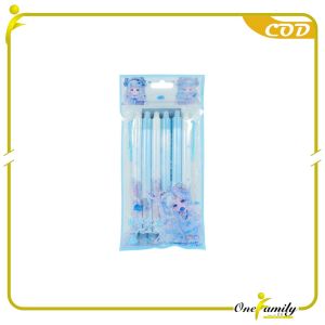 ONE-A68 Pulpen Set 6IN1 0.5MM Tinta Bisa di Hapus Motif Karakter Lucu / Eraseble Pen Set Cetekan